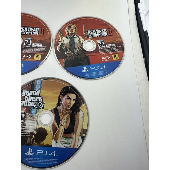 Grand Theft Auto GTA V 5 & Red Dead Redemption 2 (Sony PlayStation 4, PS4) - Picture 4 of 4